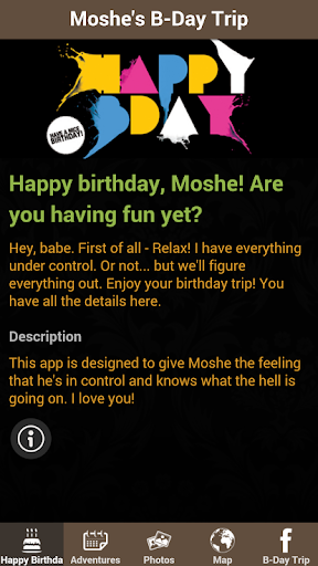 Moshe's B-Day Trip