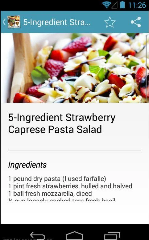 Healthy Recipes Free - screenshot