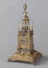 Table clock in the shape of a tower