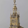 Table clock in the shape of a tower
