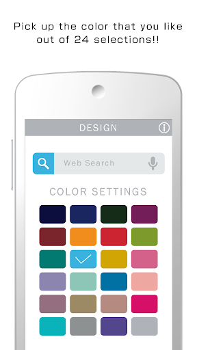 Flat 24Color Search Widget