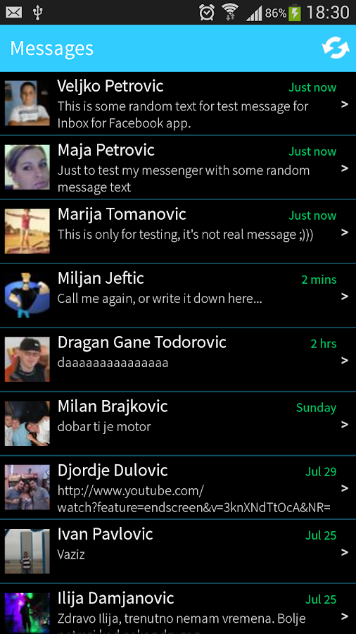 Messenger- screenshot