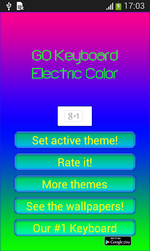 GO键盘颜色电器