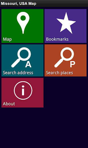 Offline Missouri USA Map