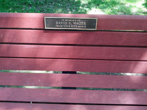 David S. Wager Memorial Bench