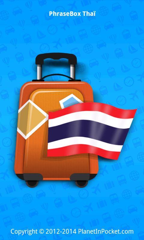 Android application Phrasebook Thai screenshort