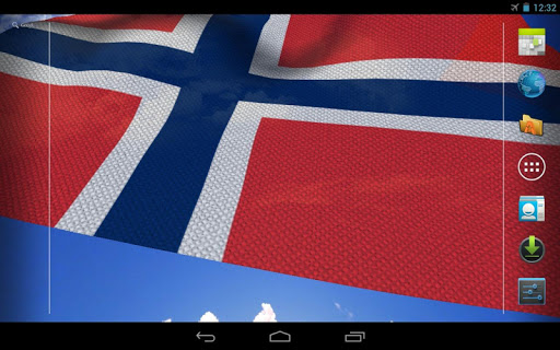 【免費個人化App】3D Norway Flag Live Wallpaper-APP點子