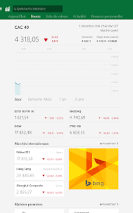  MSN Finance- Cours des actions – Vignette de la capture d'écran  