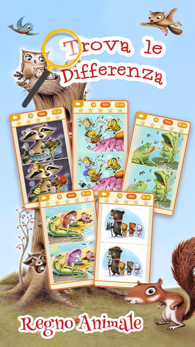 Android application Find the Differences Animals screenshort