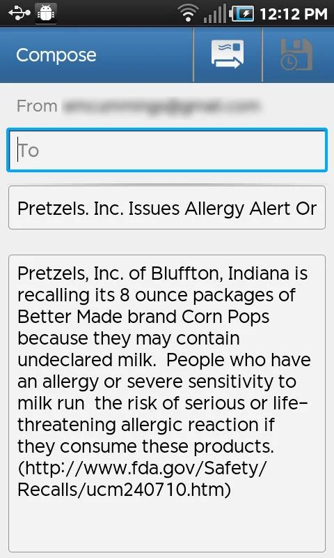    Recall Watch- screenshot  