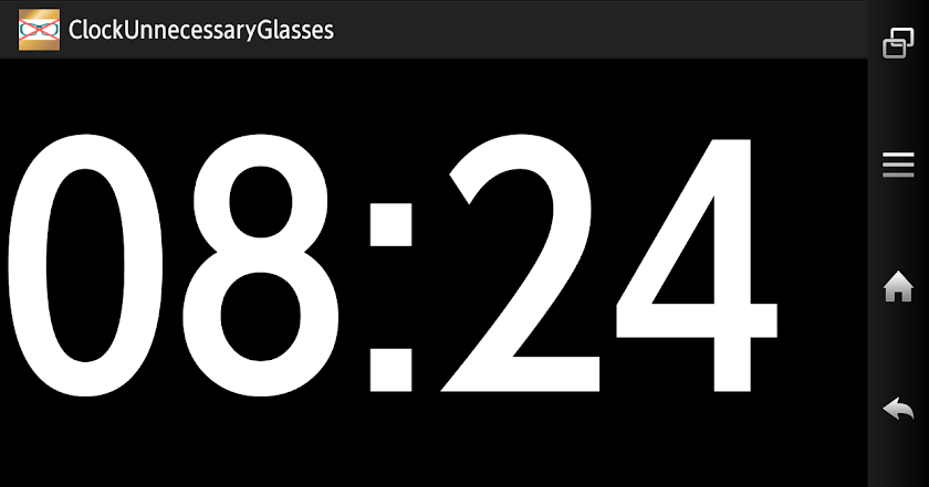 ClockUnnecessaryGlasses Screen 2