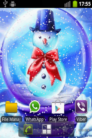 Snowman Live Wallpaper