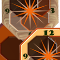 Crazy Clock Brown Design logo