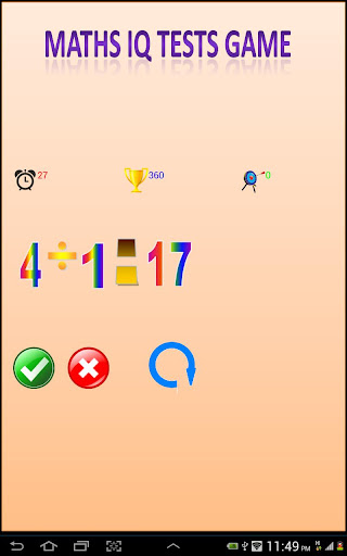 【免費解謎App】Math IQ Tests Game-APP點子