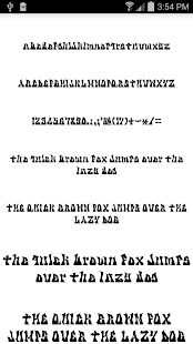 Fonts for FlipFont Tattoo