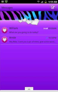 How to download GO SMS - Zebra Wild Hearts 1.1 apk for android