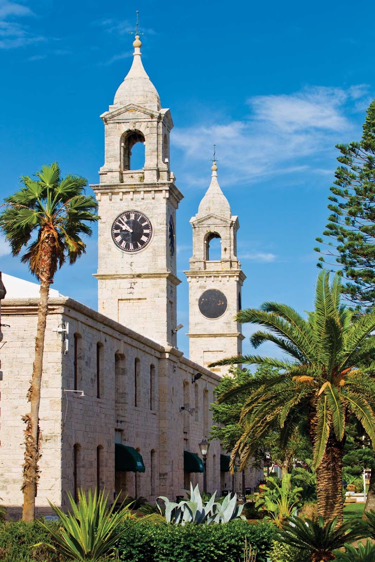 The historic Royal Naval Dockyard in Bermuda.