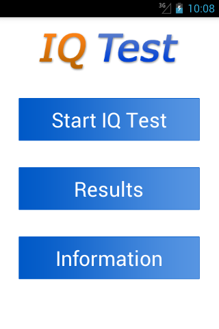 IQ Test intelligence