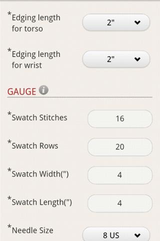 Raglanify: Knitting Sweater Screen 2