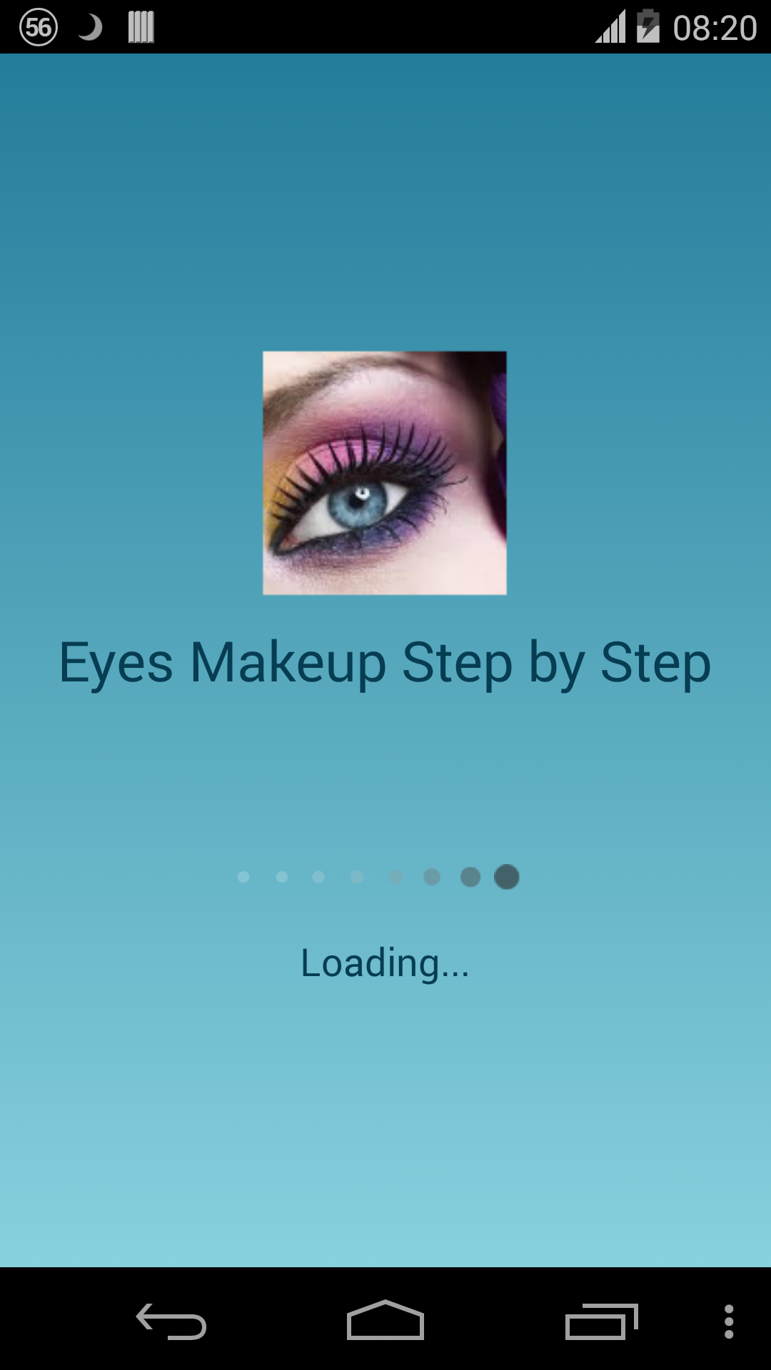 Android application Eyes Makeup Tutorial screenshort