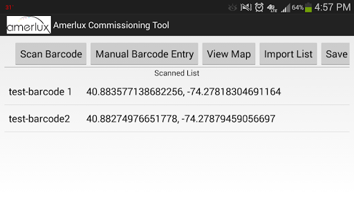 Amerlux Commissioning Tool