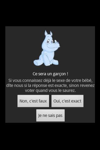 Android application Guess My Baby Gender screenshort