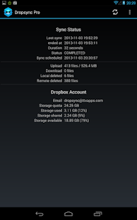 Dropsync (Dropbox Autosync) - screenshot thumbnail