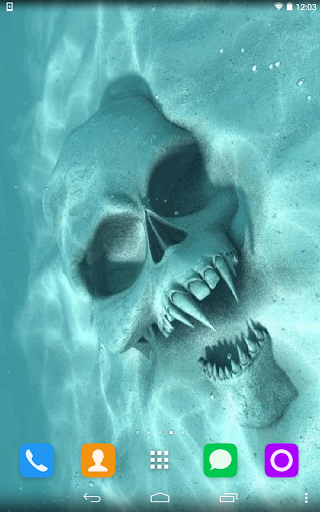 Skull Animated Live Wallpaper