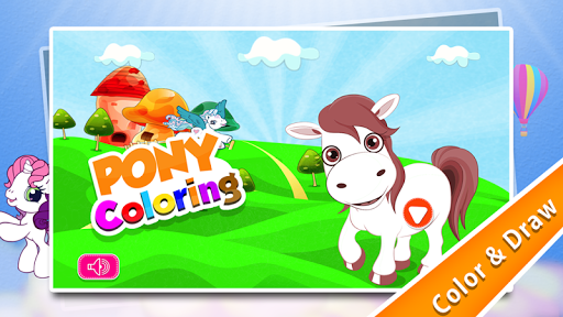 Pony Coloring For Toddlers