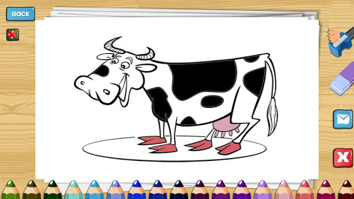 【免費家庭片App】Coloring Book Farm Animals-APP點子