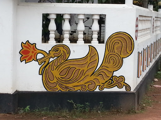 Swan Mural at Pushparama Viharaya