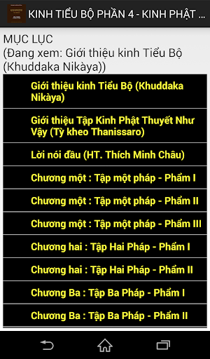 Nikaya - Tiểu Bộ 4 - Thuyết...