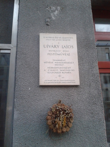 Ujvári Lajos Emléktábla
