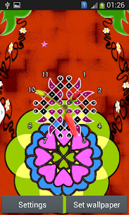 Rangoli Clock - screenshot thumbnail