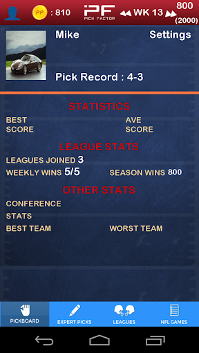 Pick Factor Pro Football 2014