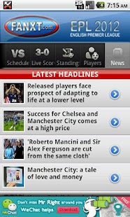 EPL Live by FanXT Screenshots 4