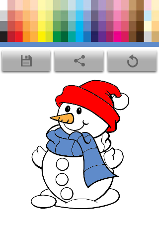 【免費家庭片App】Snowman Coloring-APP點子