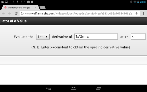 Derivative Calculator