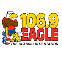 106.9 The Eagle logo