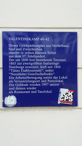Info Table Valentinskamp 40-42