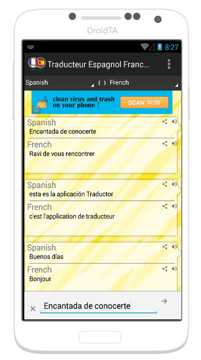 Traducteur Espagnol Francais  Android Apps on Google Play