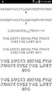 Písma pro FlipFont 50 #7 - náhled