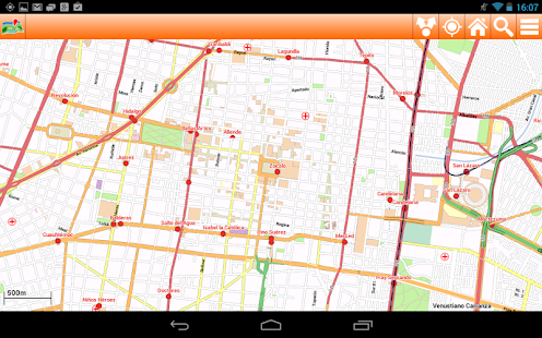 Mexico City Offline mappa Map Screenshots 1