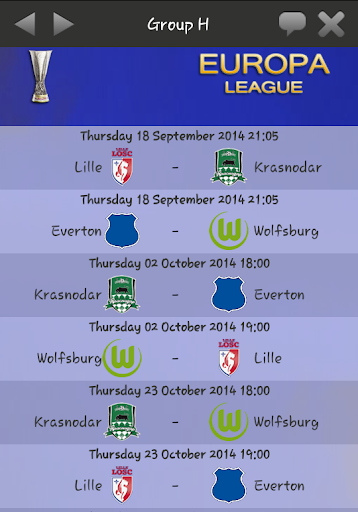 【免費體育競技App】Europa L. Live 2014-2015-APP點子