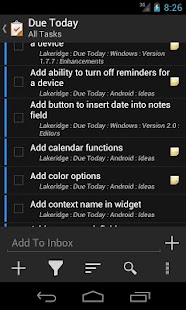 Due Today Tasks & To-do List - screenshot thumbnail