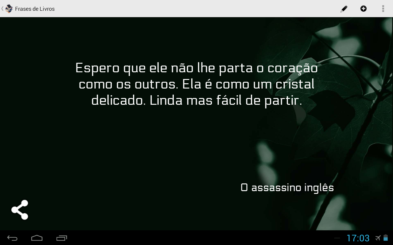 Book Quotes in Portuguese screenshot