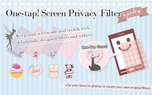 Android application One-tap! Screen Privacy Filter screenshort