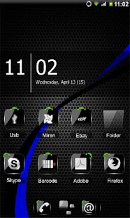 ADW Theme Crystal Black HD - screenshot thumbnail