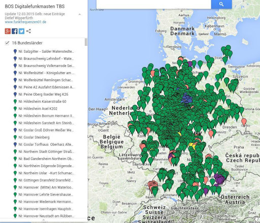 BOS Digitalefunkmasten TBS