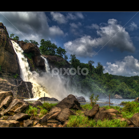 Athirapally Waterfalls by Vincent Albert - Landscapes Waterscapes